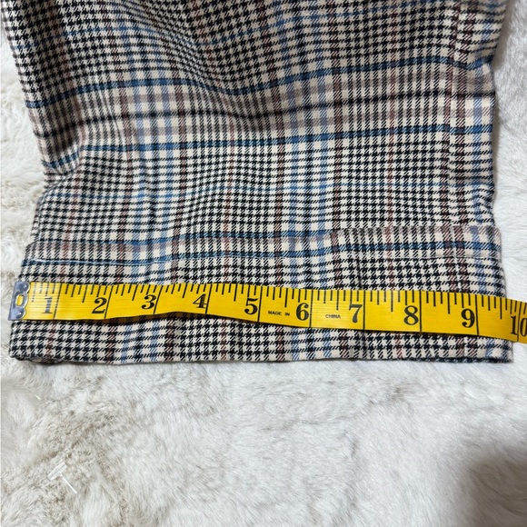 Lauren Ralph Lauren Plaid Trouser Wide Pants size 8 - Picture 13 of 13